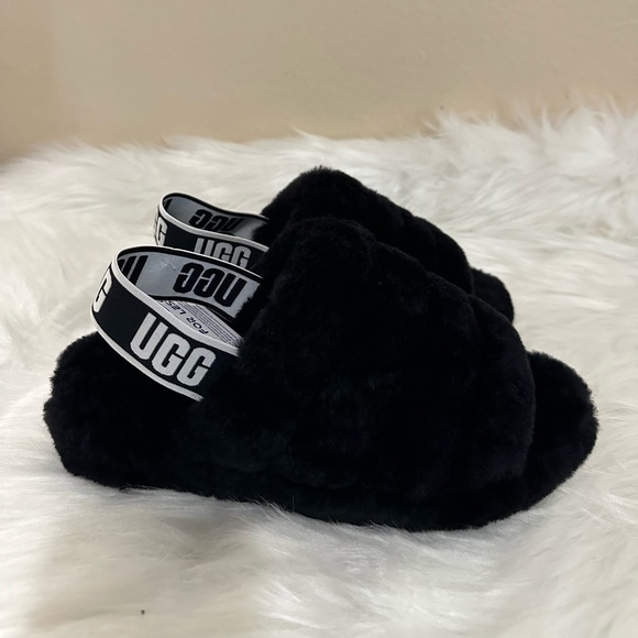 UGG Womens Fluff Yeah Slingback Slides - Picture 5 of 16